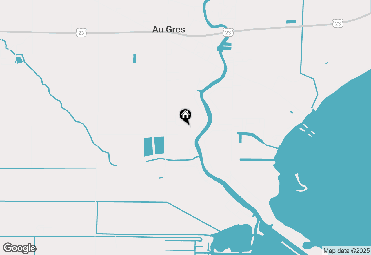Map of 0 S Court Street, Au Gres, MI 48703