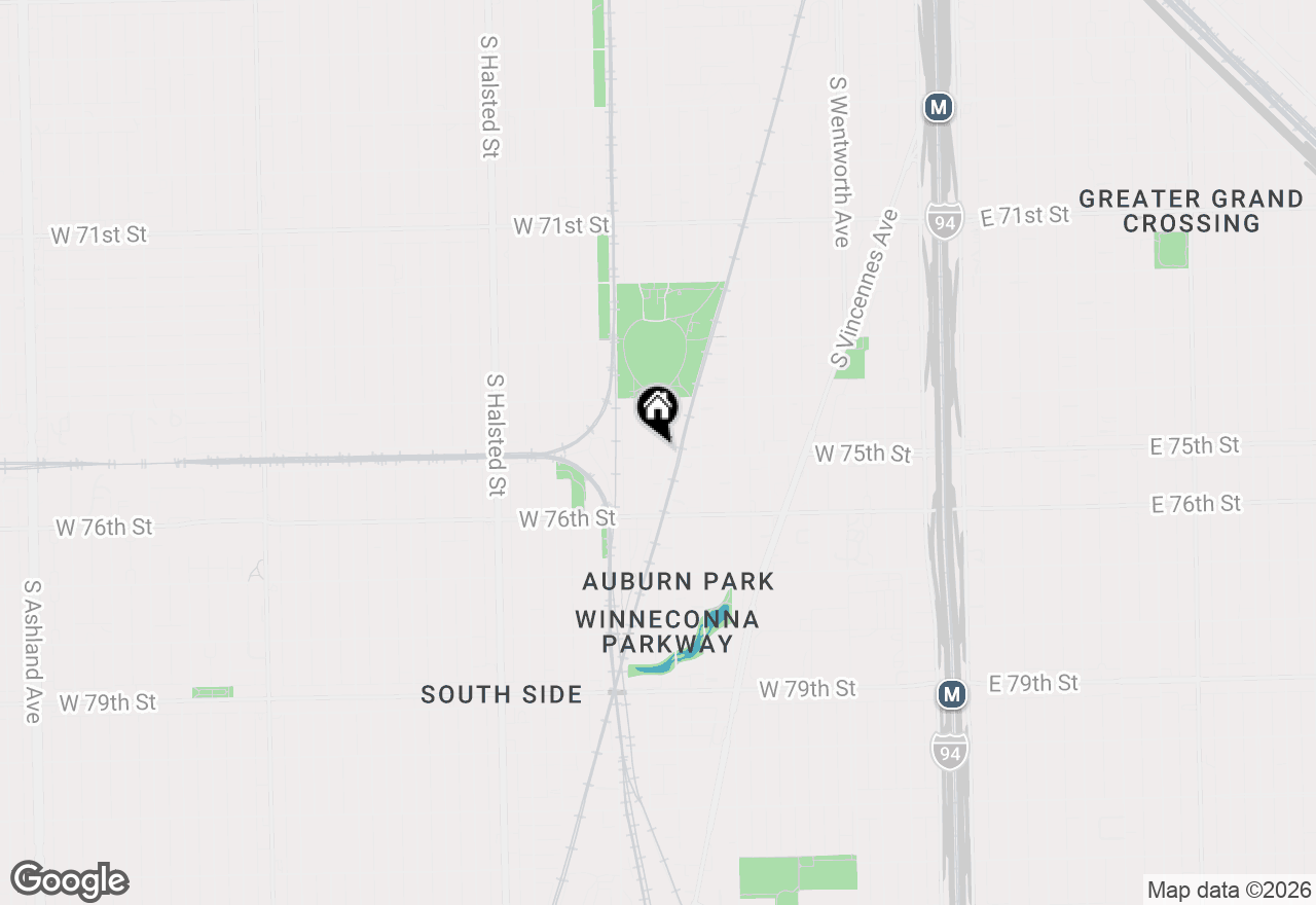 Map of 510 W 75th Street, Chicago, IL 60621
