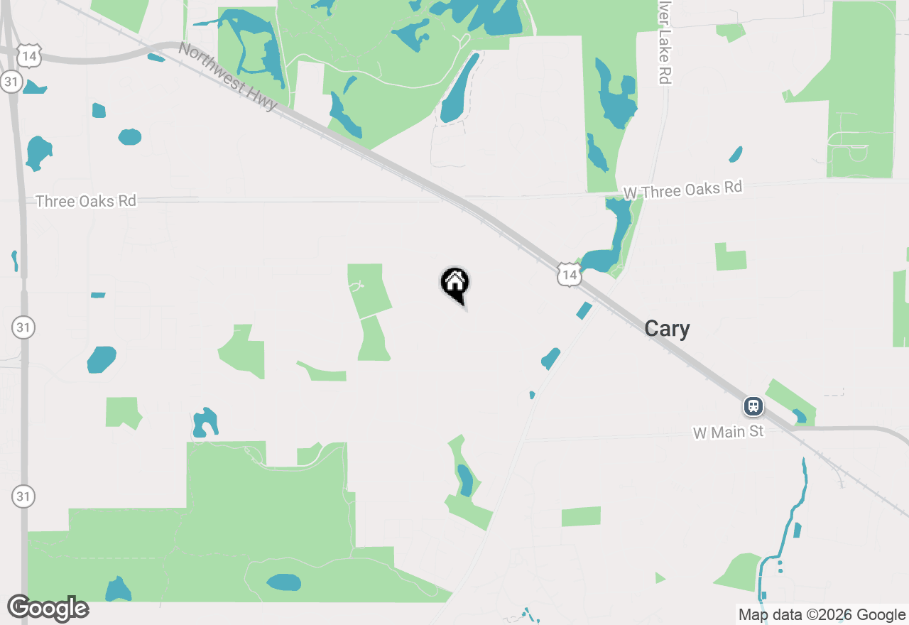 Map of 436 Conestoga Trail, Cary, IL 60013