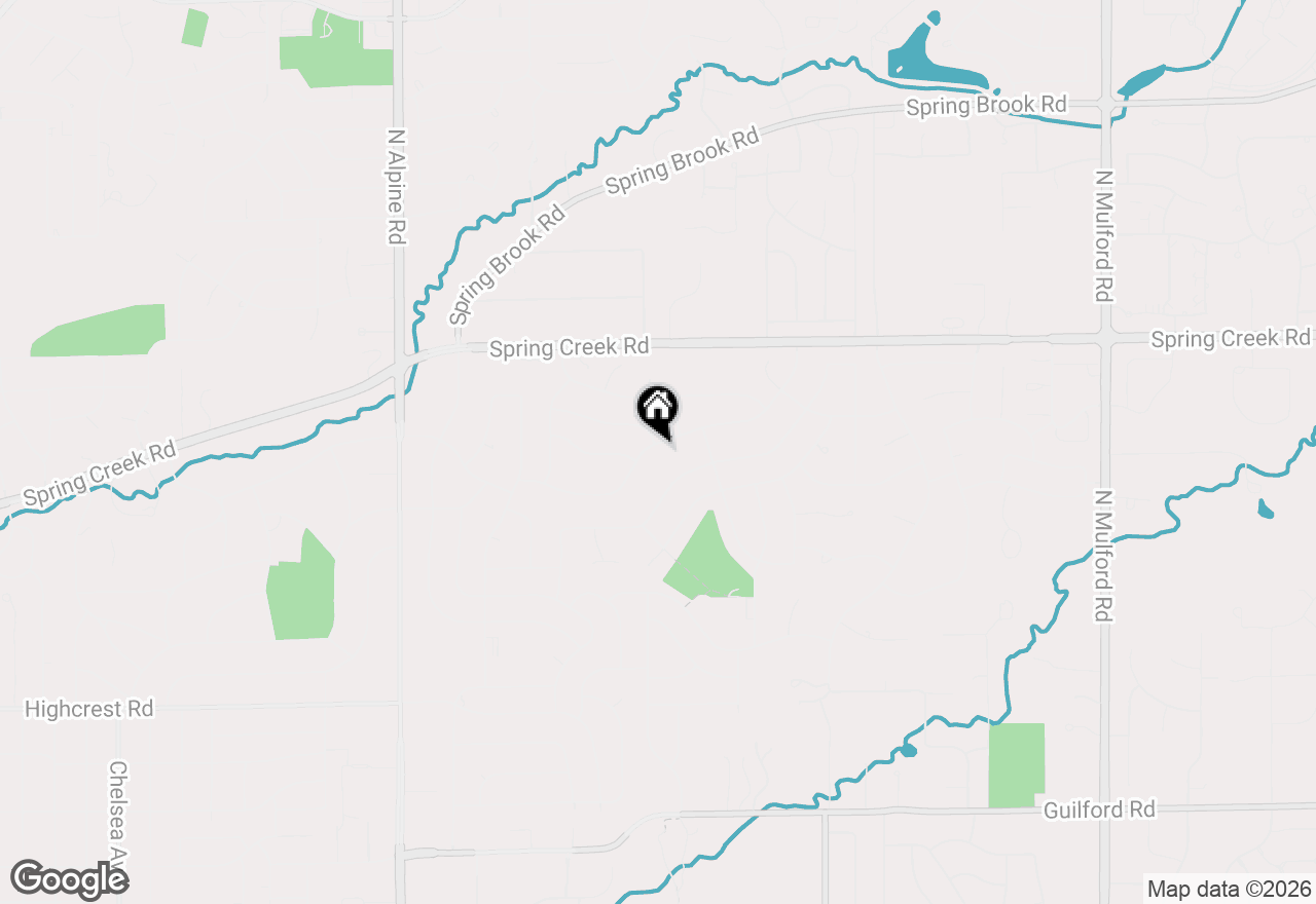 Map of 5017 Brookview Road, Rockford, IL 61107