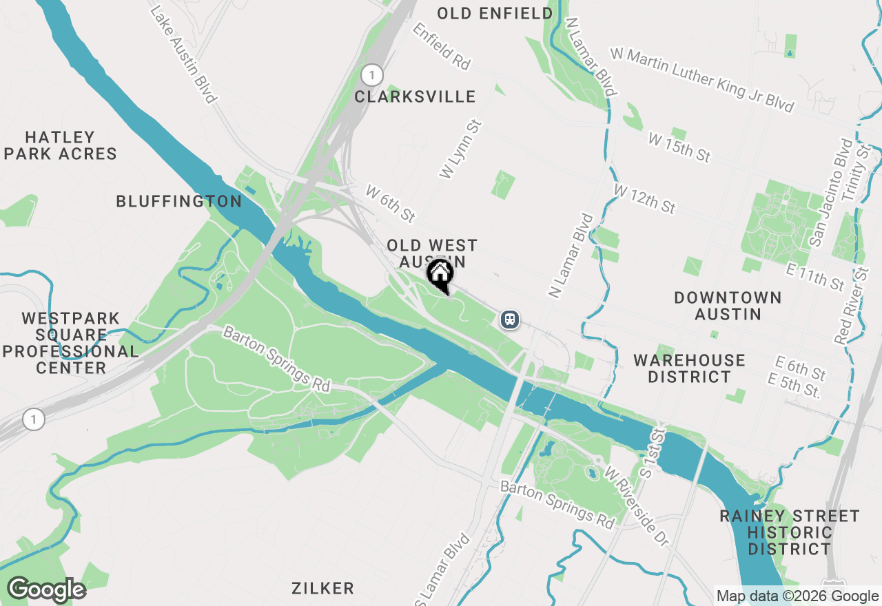 Map of 301 Pressler St #307, Austin, TX 78703