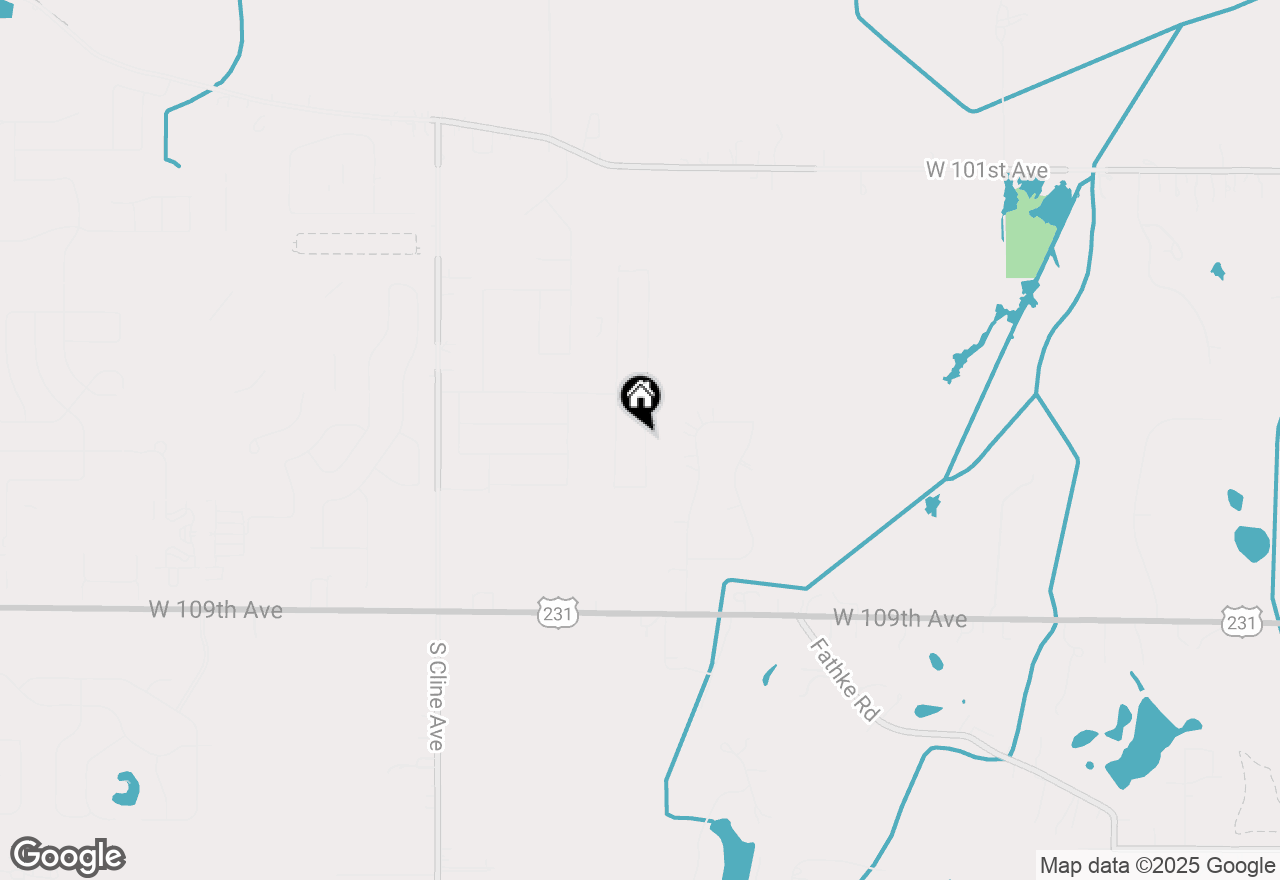 Map of 10596 Morse Place, Crown Point, IN 46307
