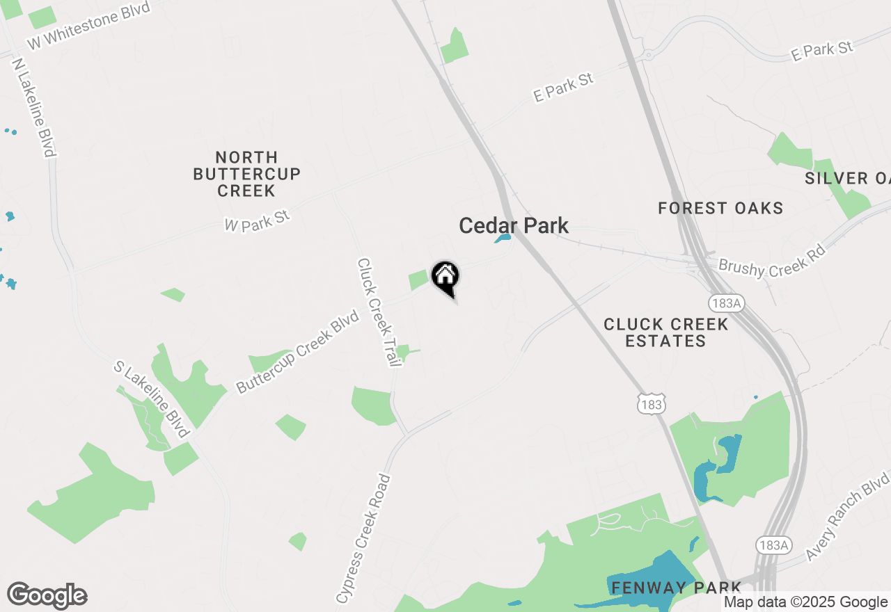 Map of 501 Mountain Laurel Dr, Cedar Park, TX 78613