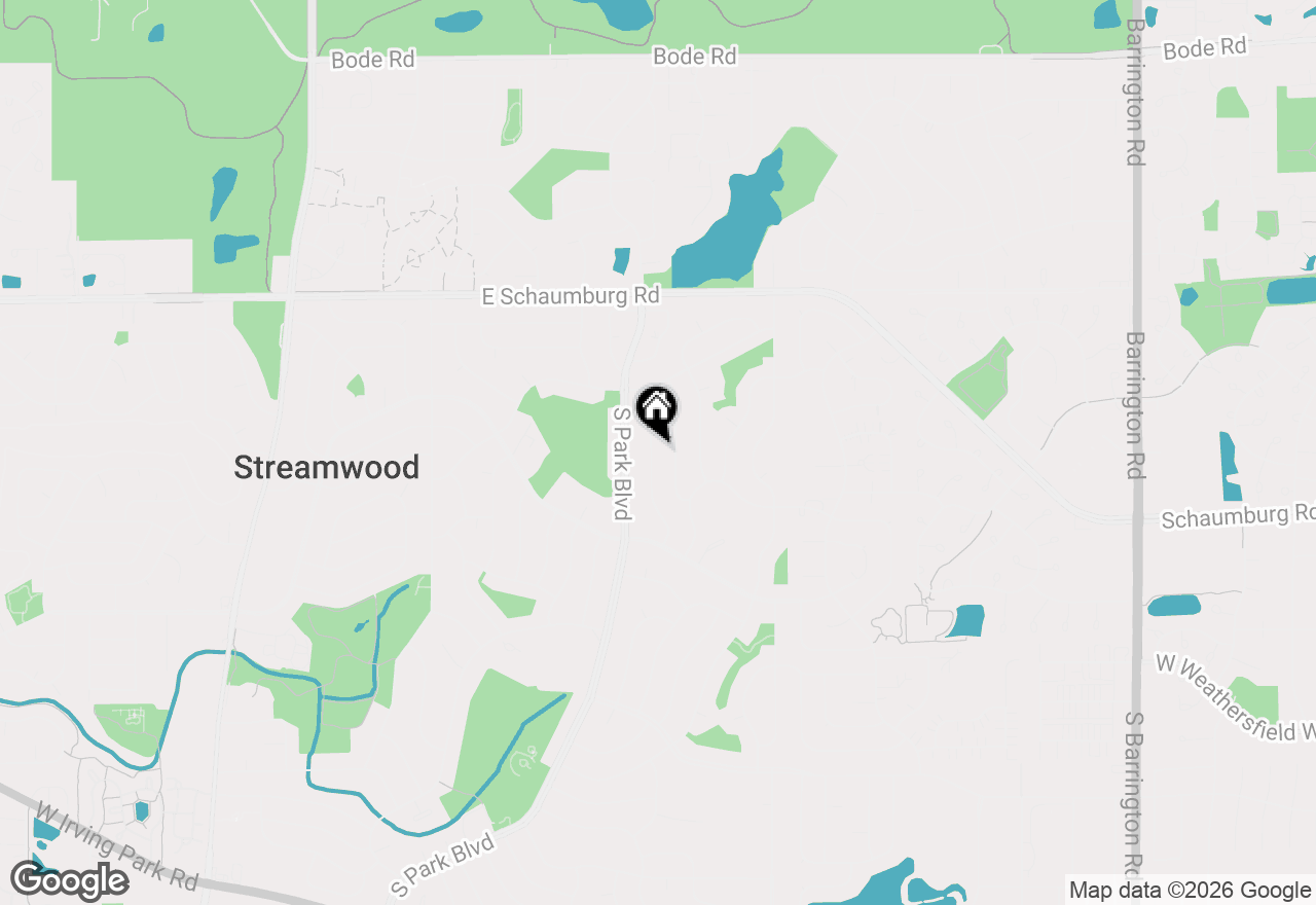 Map of 205 Villa Road, Streamwood, IL 60107