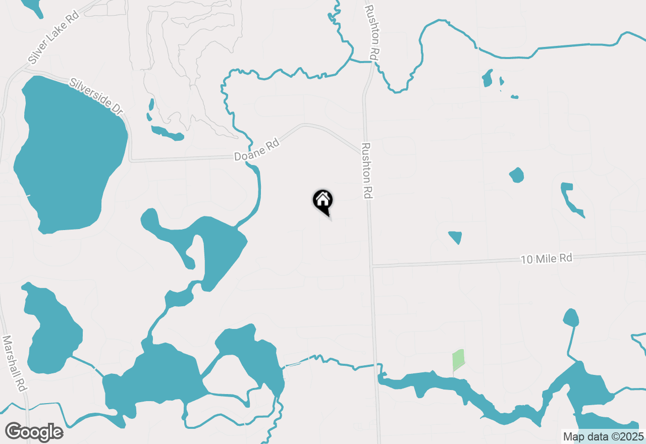Map of 47 Loretta Lane, South Lyon, MI 48178