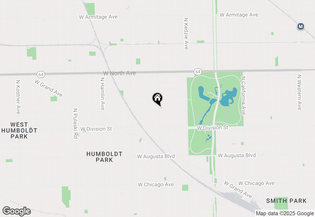 Map of 1320 N Homan Avenue, Chicago, IL 60651