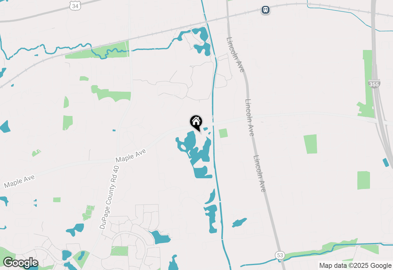 Map of 5504 E Lake Drive #C, Lisle, IL 60532
