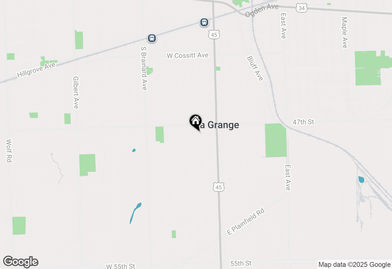 Map of 524 S Ashland Avenue, La Grange, IL 60525