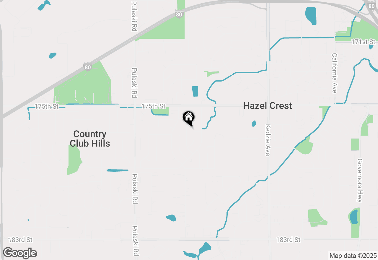 Map of (Address confidential), Country Club Hills, Illinois 60478