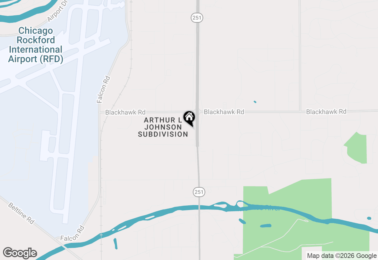 Map of 6137 11th Street, Rockford, IL 61109