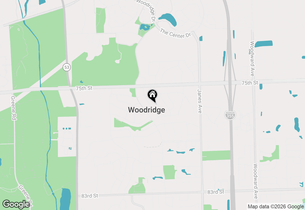 Map of 7635 Walnut Avenue, Woodridge, IL 60517