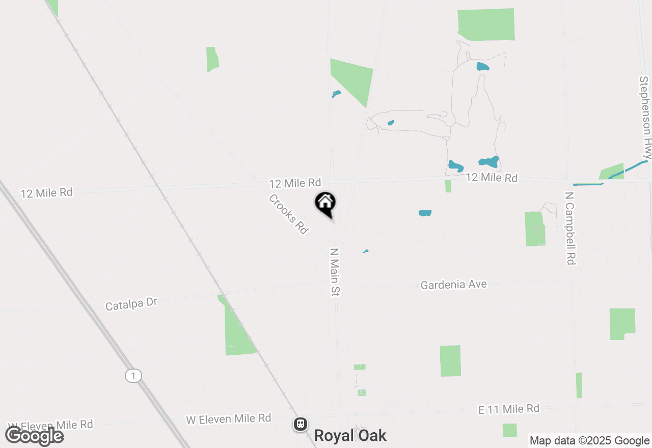 Map of 116 Woodsboro Drive, Royal Oak, MI 48067