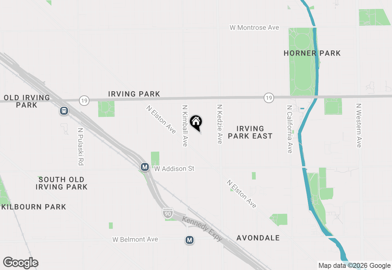 Map of 3755 N Christiana Avenue #2, Chicago, IL 60618