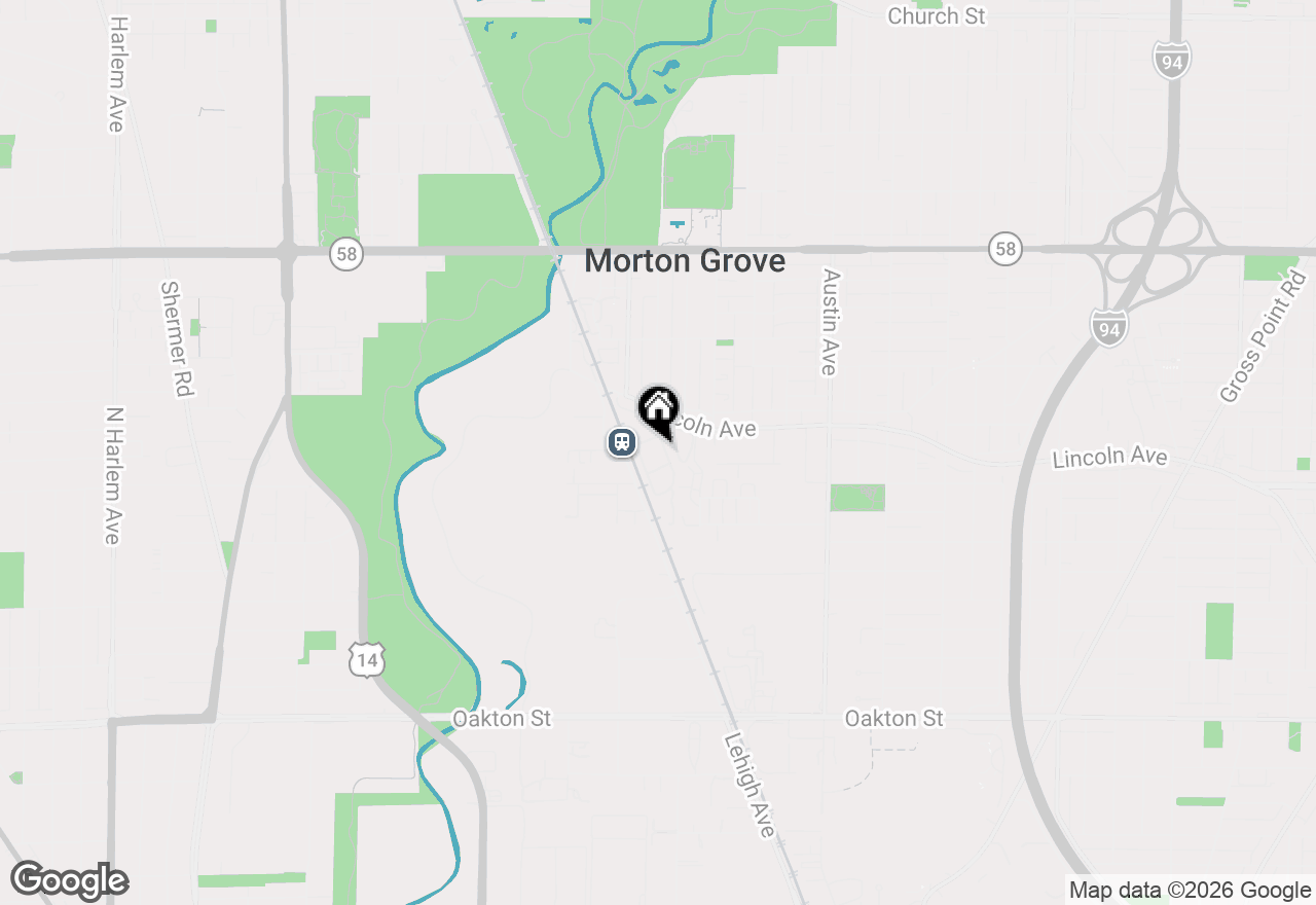 Map of 8461 Callie Avenue, Morton Grove, IL 60053