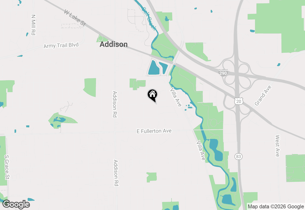 Map of 281 E Wrightwood Avenue, Elmhurst, IL 60126