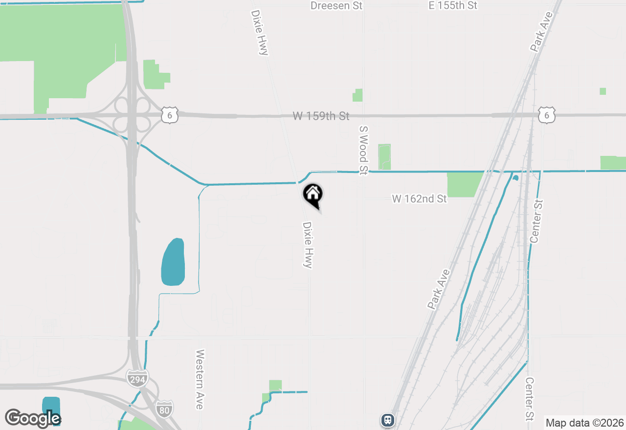 Map of 16239 Damen Avenue, Markham, IL 60428