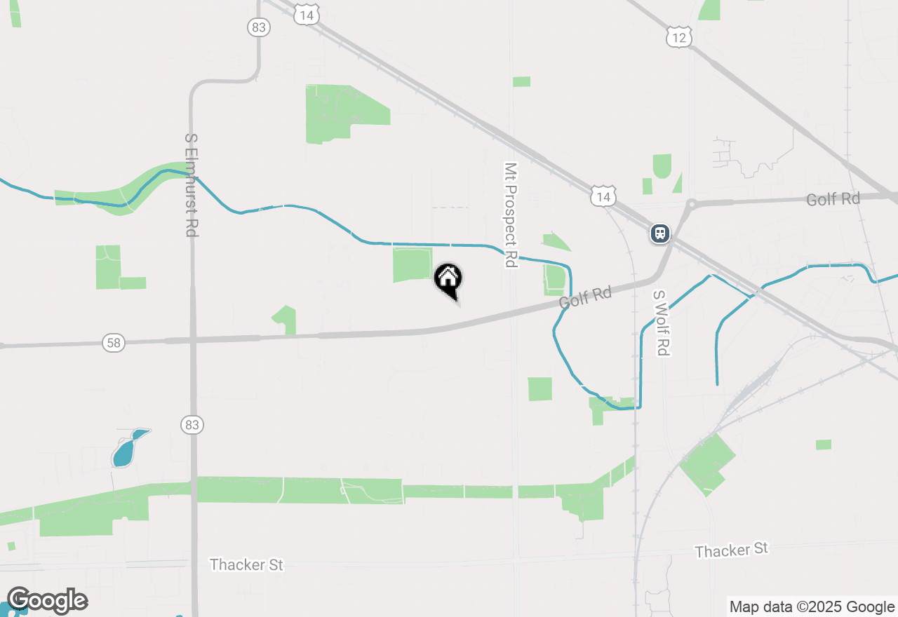 Map of 900 E Golfview Drive, Mount Prospect, IL 60056