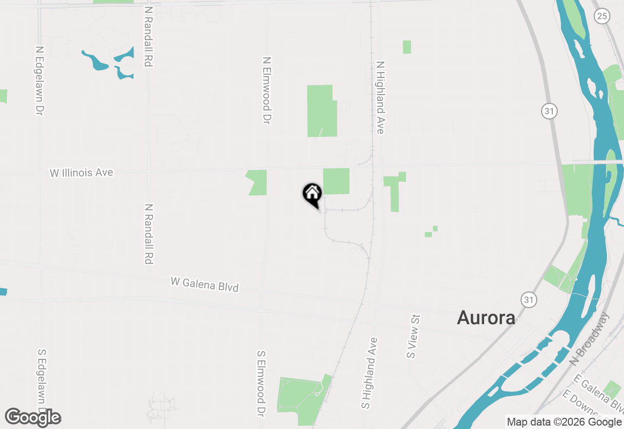Map of 513 Morton Avenue, Aurora, IL 60506