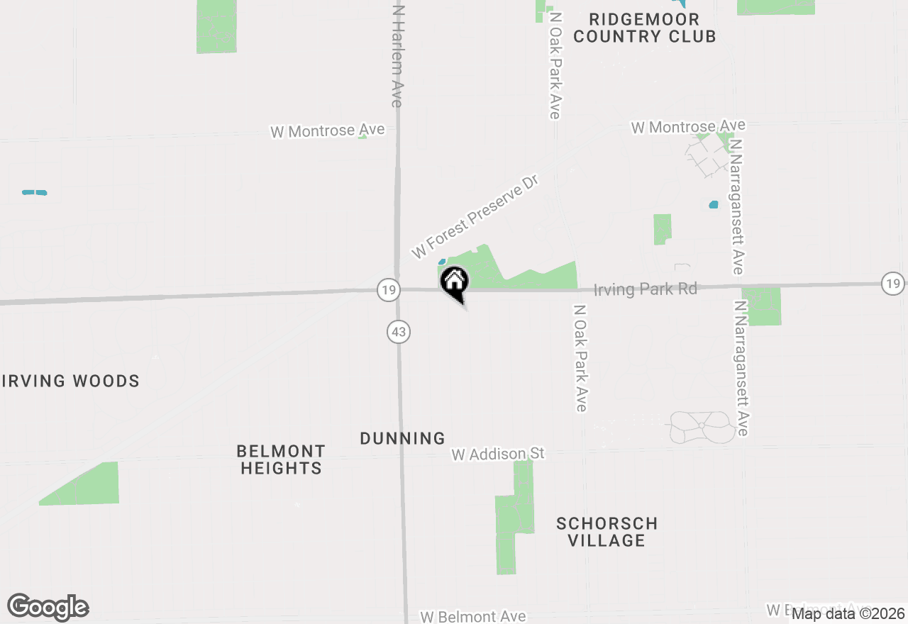 Map of 3930 N Nordica Avenue, Chicago, IL 60634