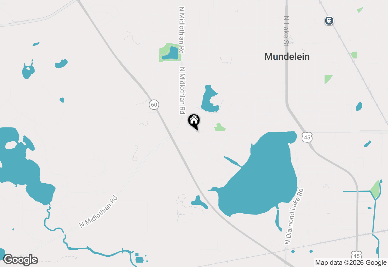 Map of 19665 W Hawthorne Boulevard, Mundelein, IL 60060