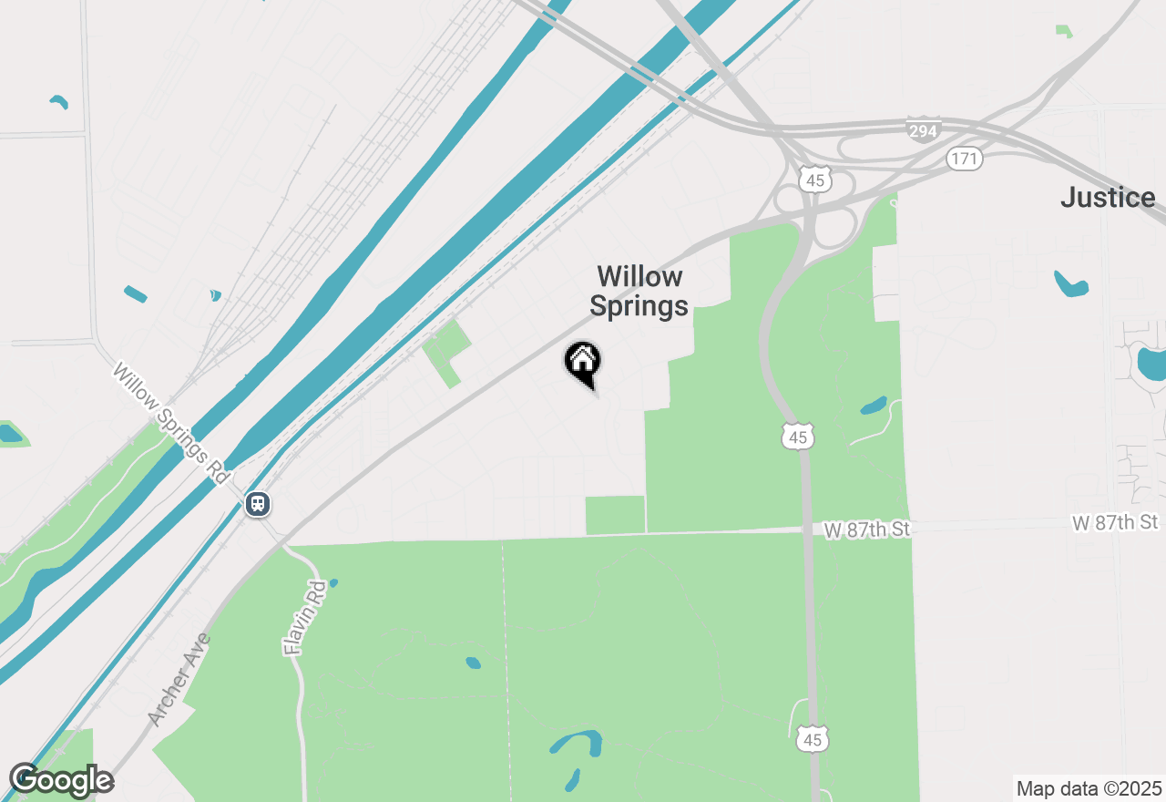 Map of 904 Cedar Street, Willow Springs, IL 60480