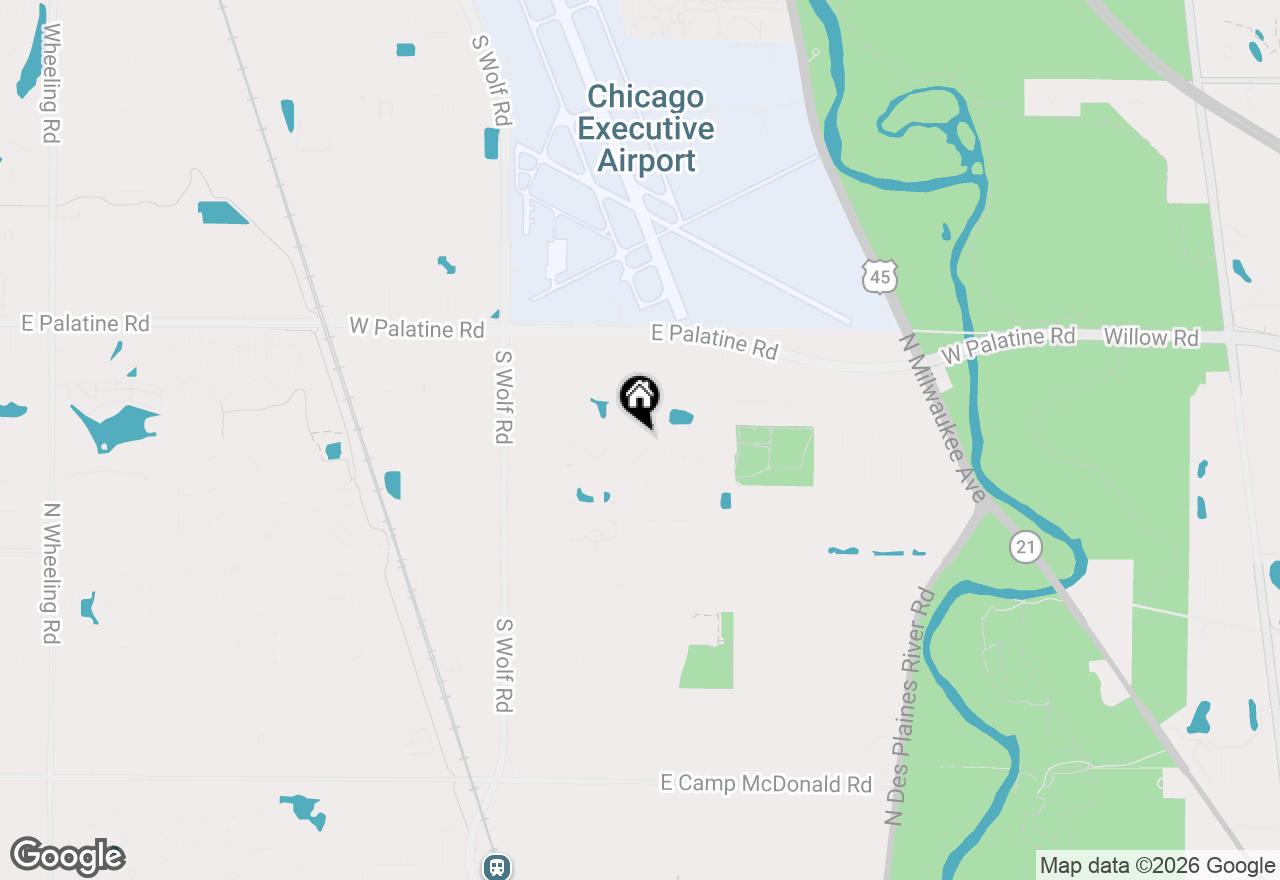 Map of 1034 Cove Drive #147B, Prospect Heights, IL 60070