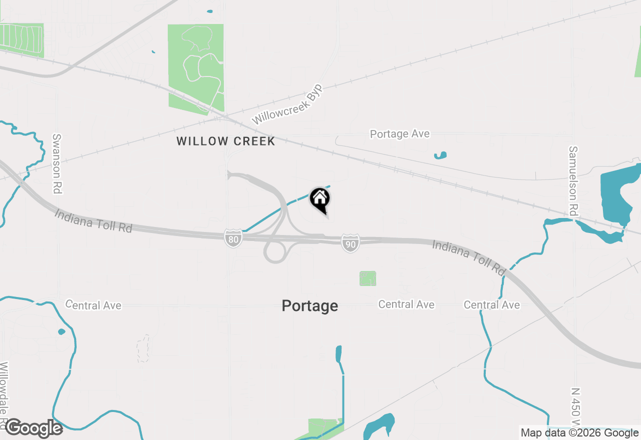 Map of 2434 Jupiter Street, Portage, IN 46368