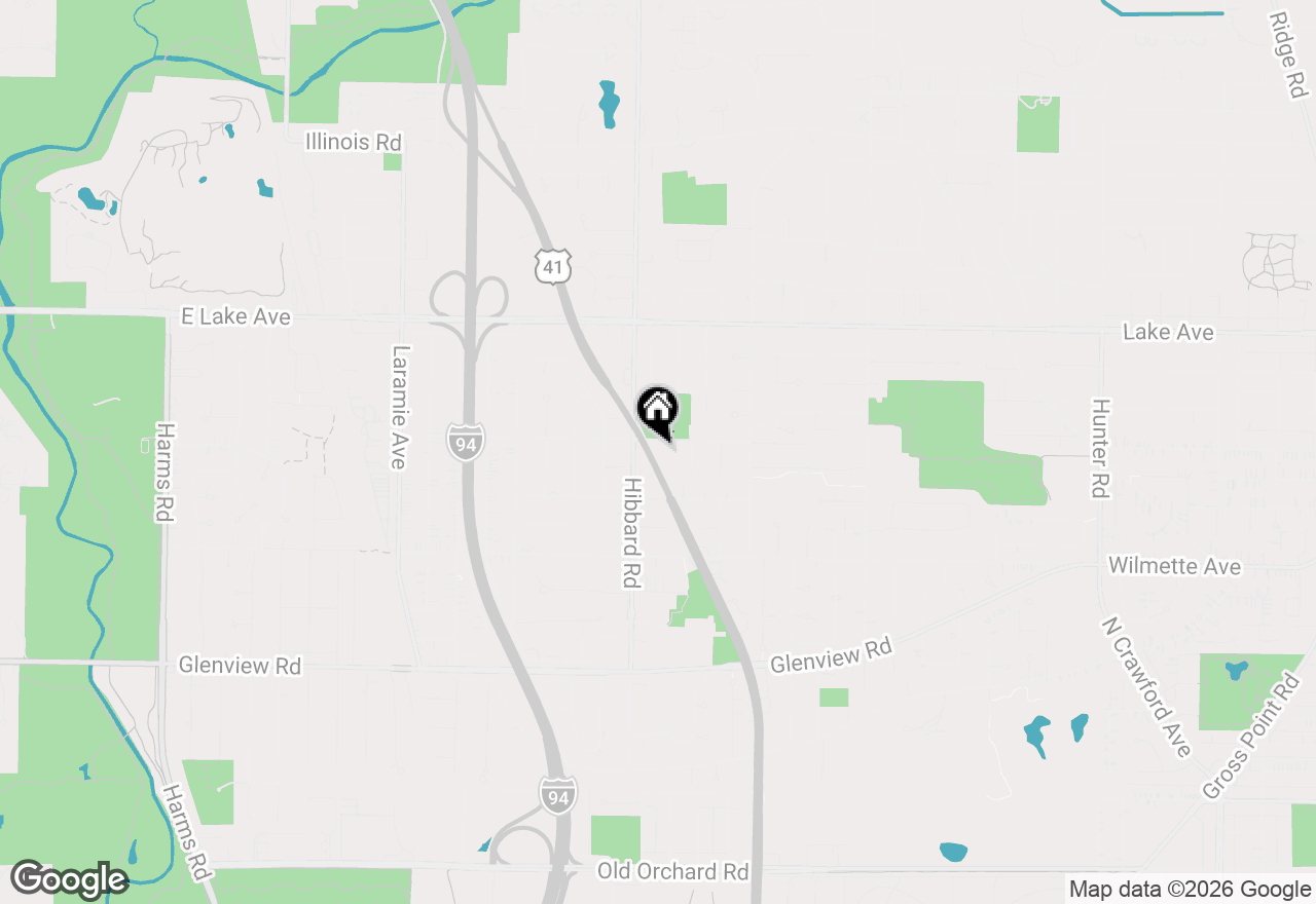 Map of 3026 Highland Avenue, Wilmette, IL 60091