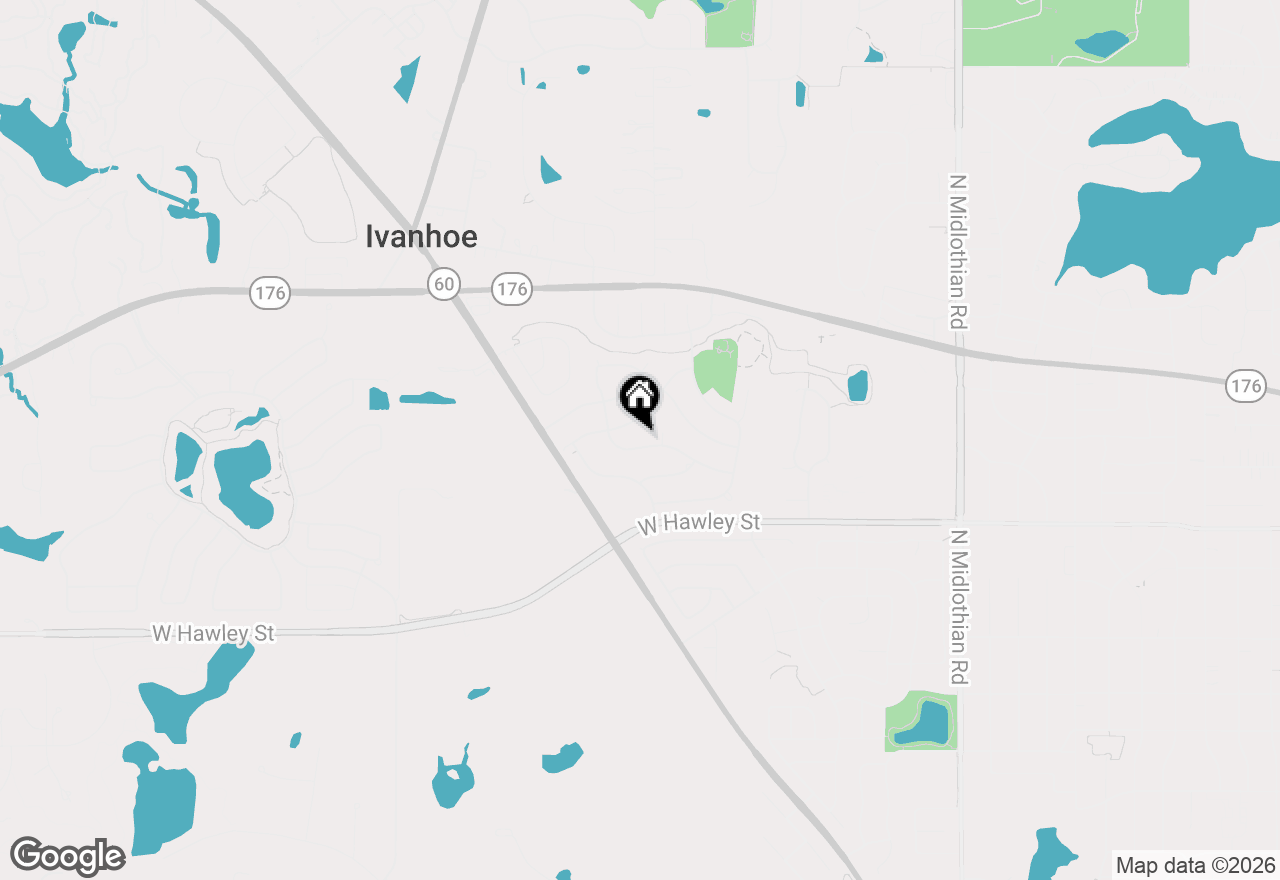 Map of 1912 Victoria Road, Mundelein, IL 60060