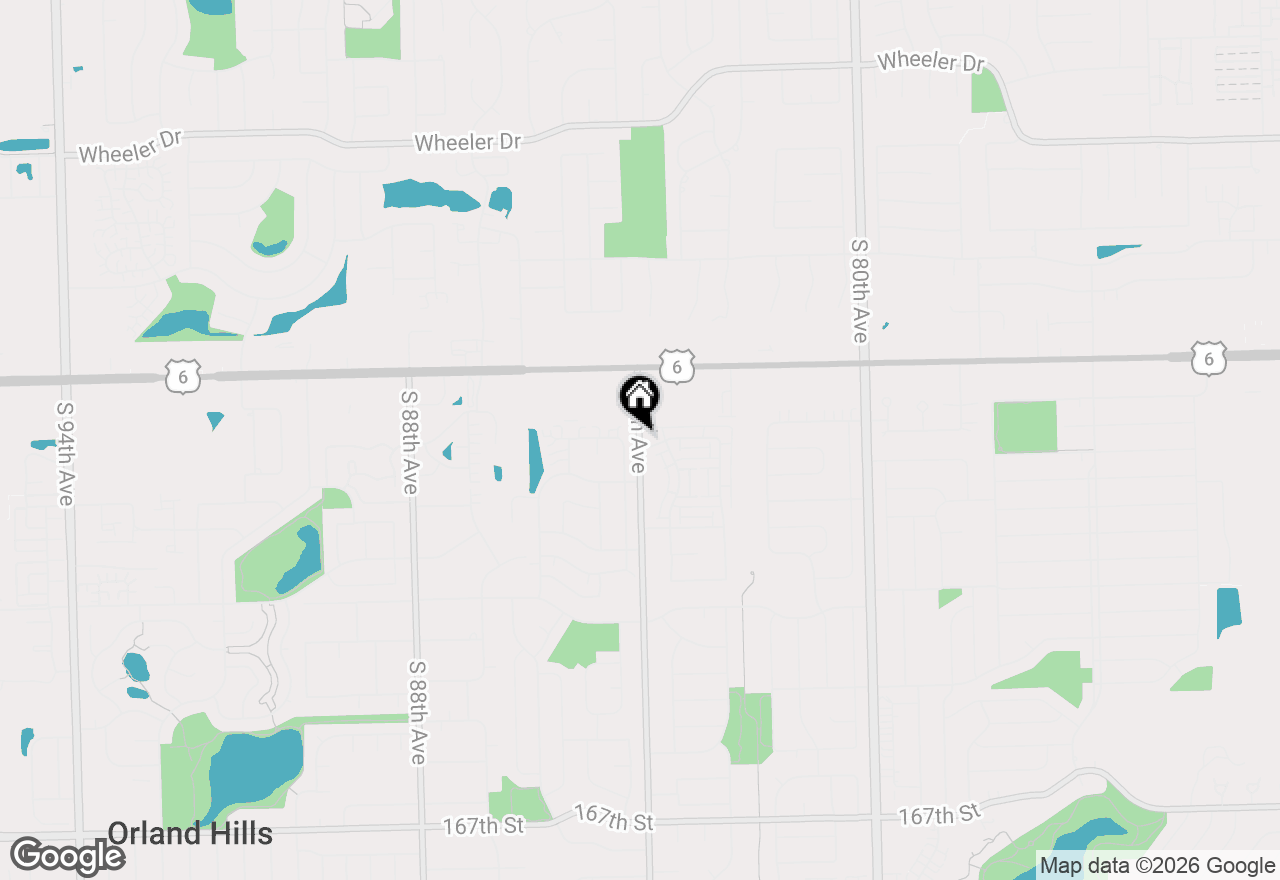 Map of 16010 84th Avenue, Tinley Park, IL 60487