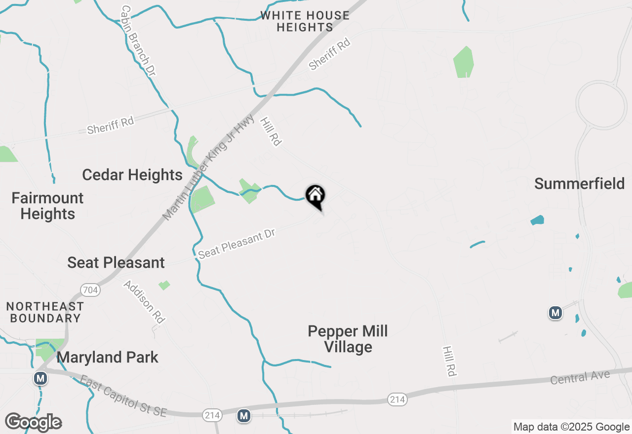 Map of 6820 Jade Court, Capitol Heights, MD 20743