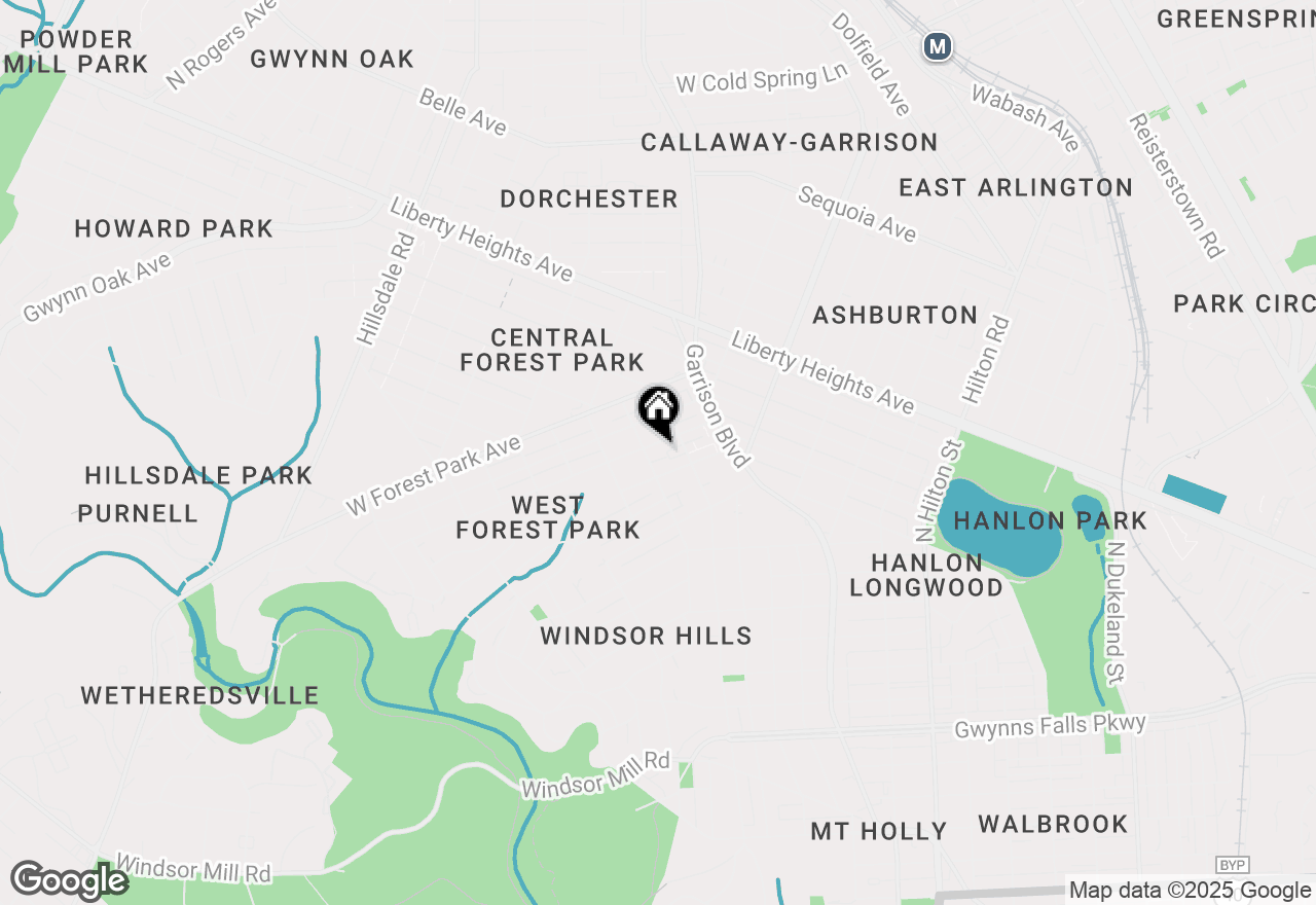 Map of 3923 Fairview Avenue, Baltimore, MD 21216