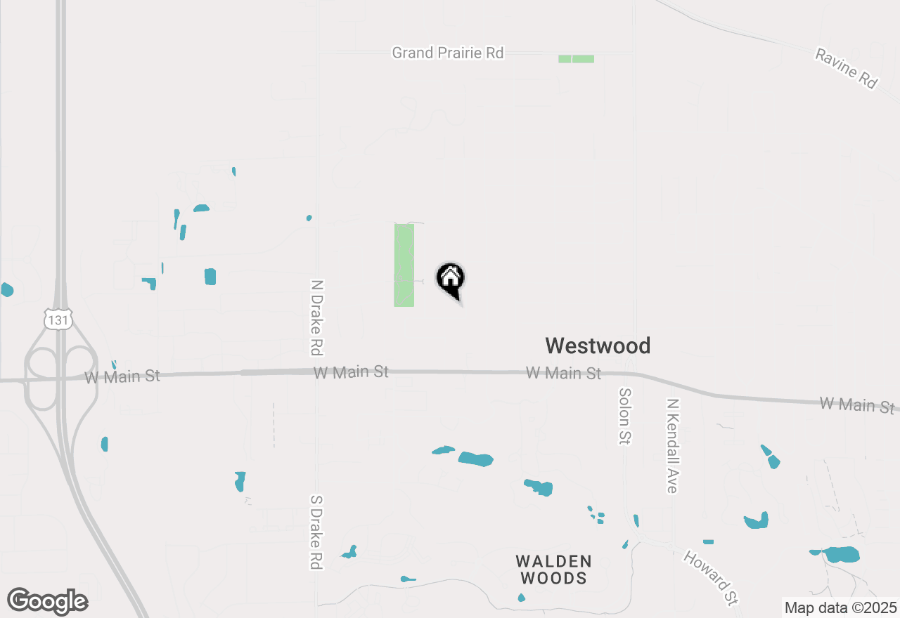 Map of 806 Northampton Road, Kalamazoo, MI 49006