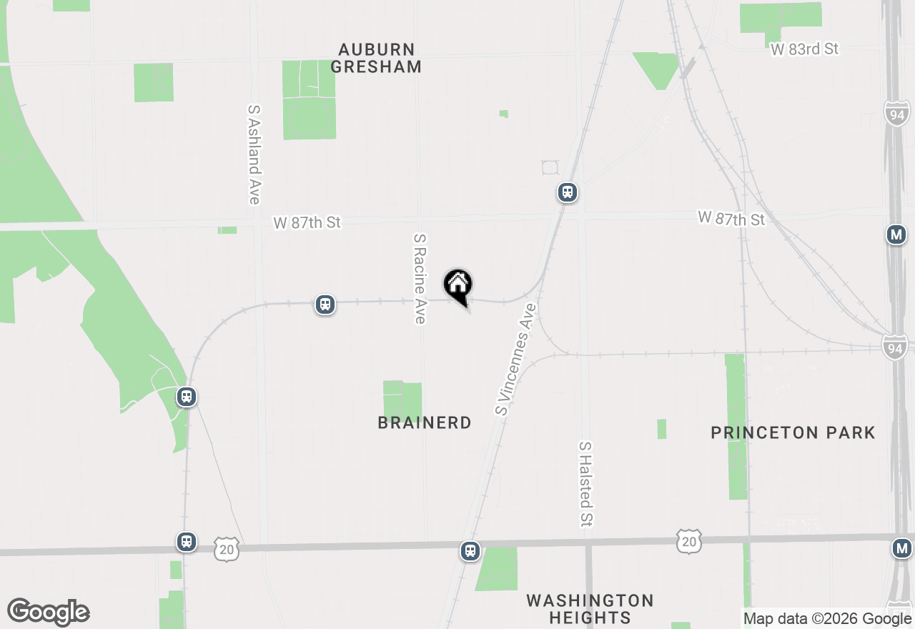 Map of 8920 S Aberdeen Street, Chicago, IL 60620