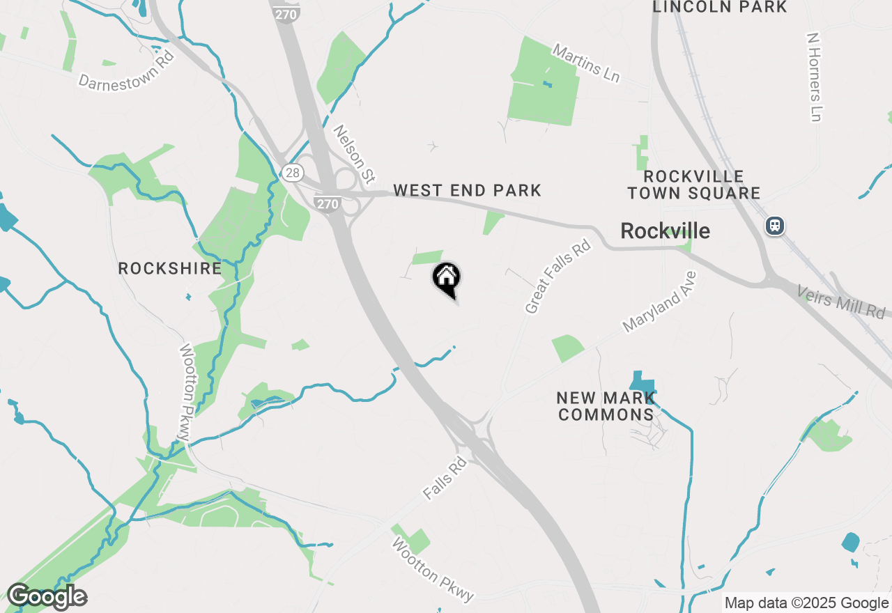 Map of 408 Misty Knoll Drive, Rockville, MD 20850