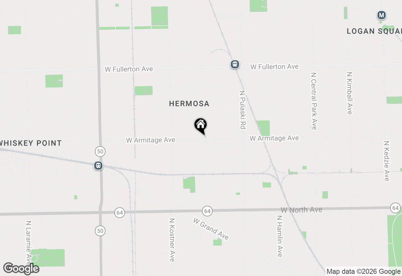 Map of 4220 W Armitage Avenue #1R, Chicago, IL 60639