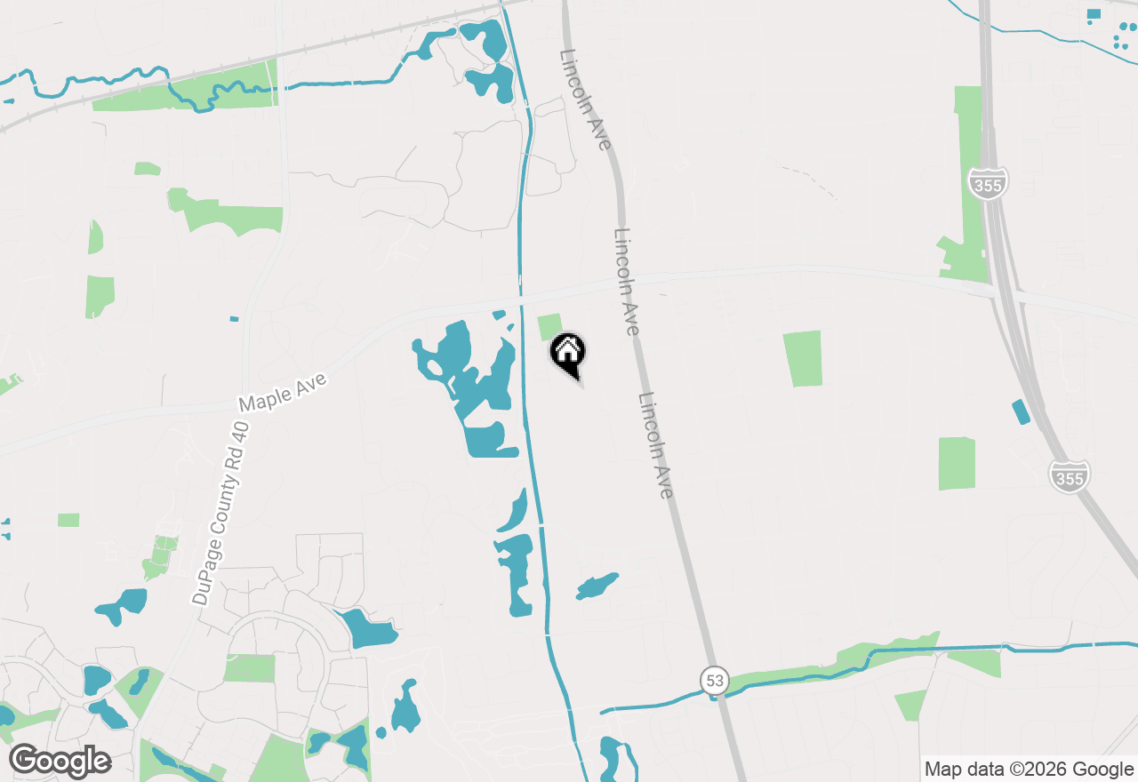 Map of 5609 River Road, Lisle, IL 60532