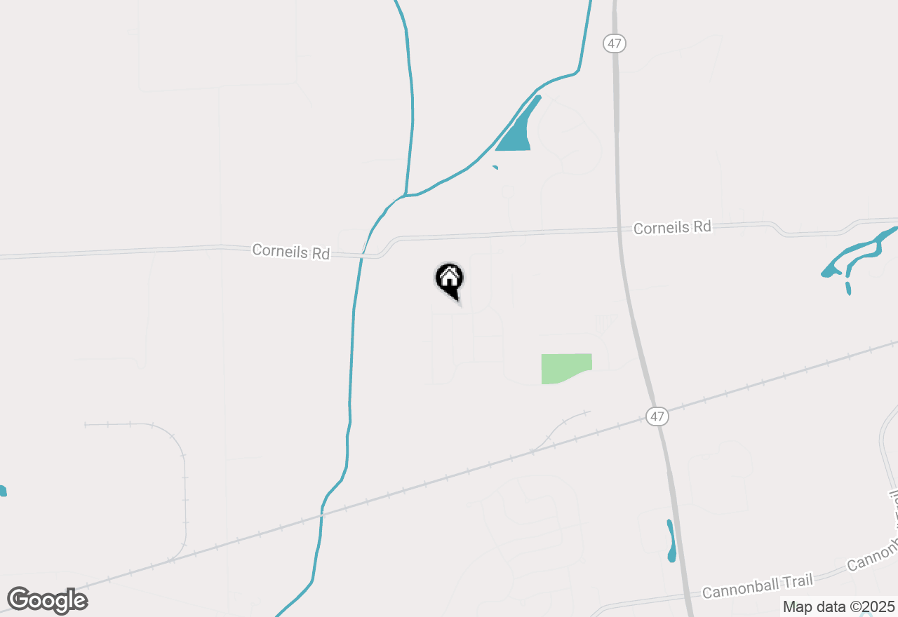 Map of 3323 Caledonia Drive, Yorkville, IL 60560