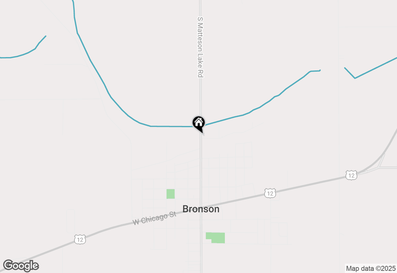 Map of 811 N Matteson Street, Bronson, MI 49028