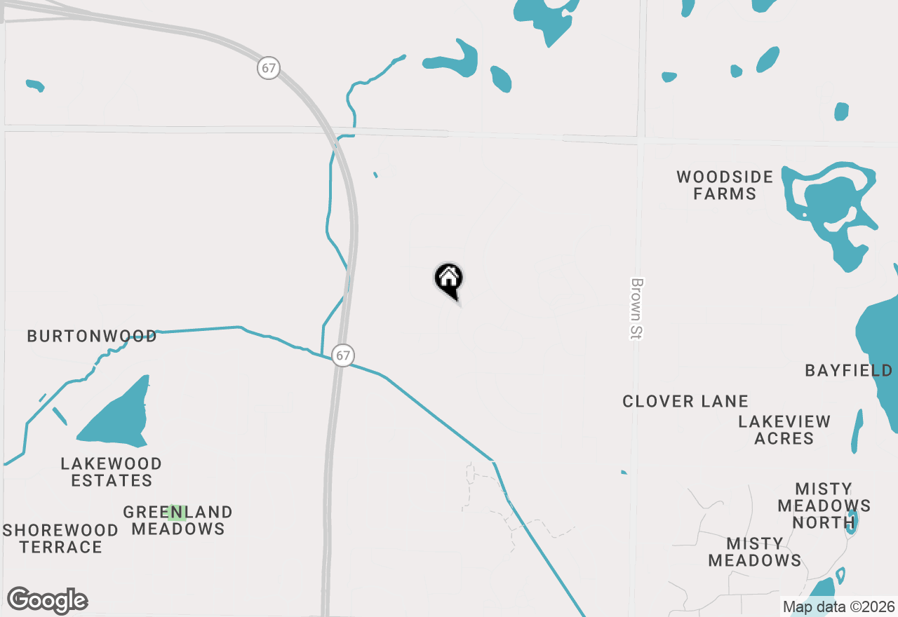 Map of 1268 Wild Rye Ln, Oconomowoc, WI 53066