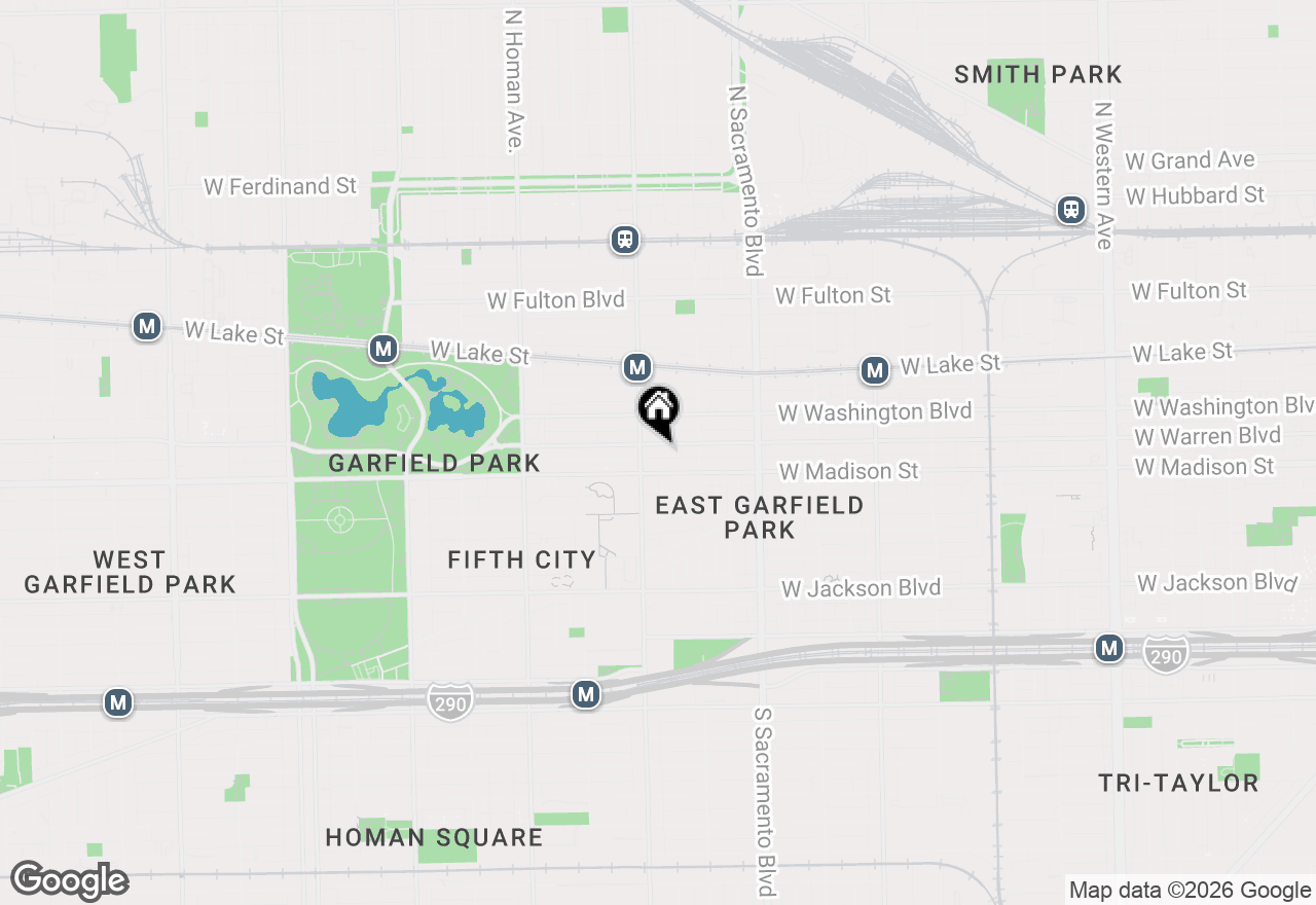 Map of 3143 W Warren Boulevard, Chicago, IL 60612