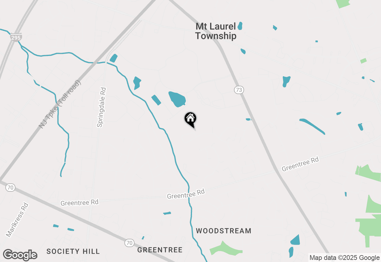 Map of 303 Westerly Drive, Marlton, NJ 08053