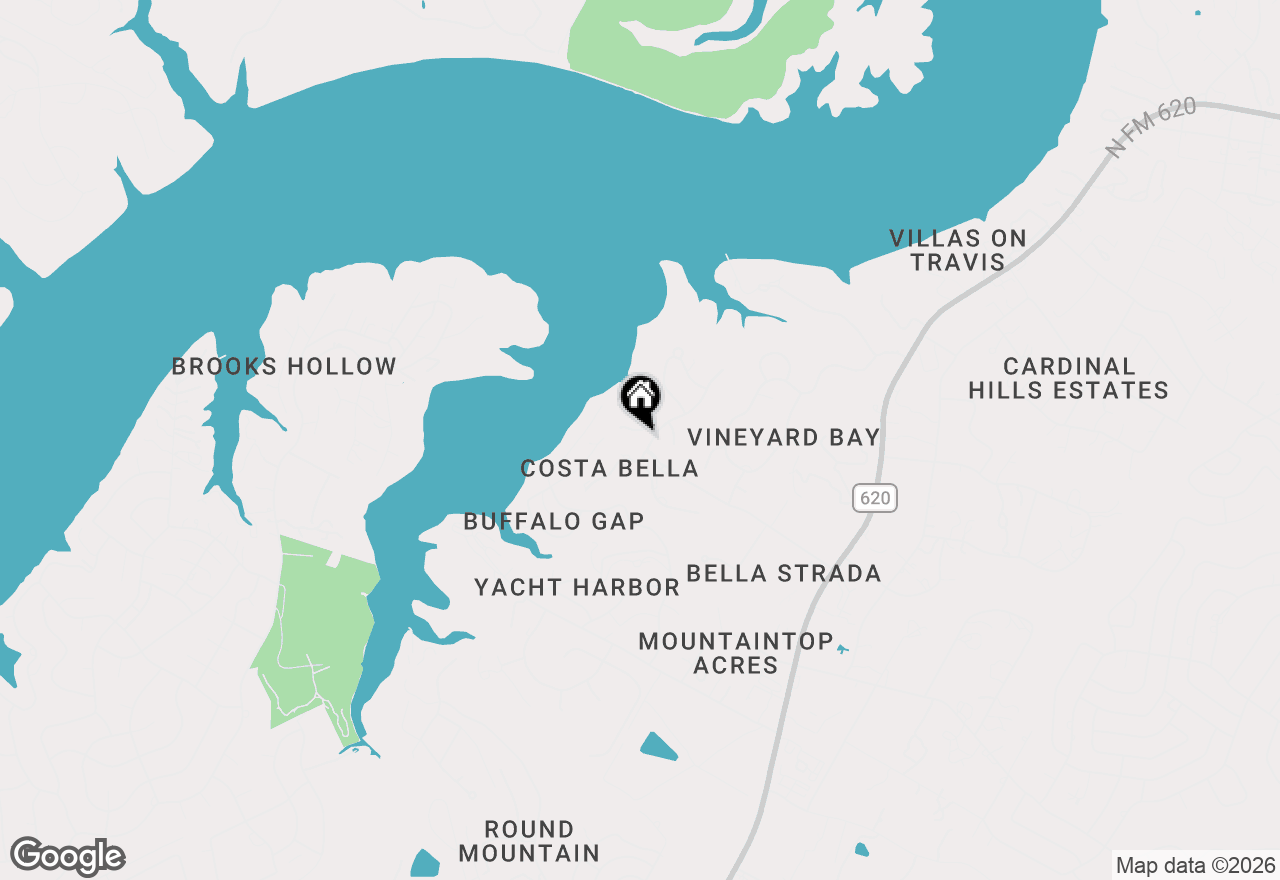 Map of 201 Costa Bella Dr, Austin, TX 78734