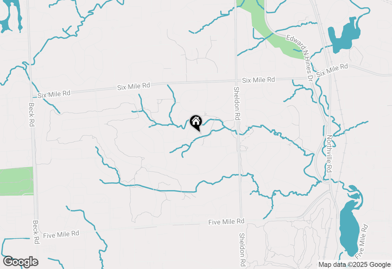 Map of 45055 Walnut Ridge, Northville, MI 48168