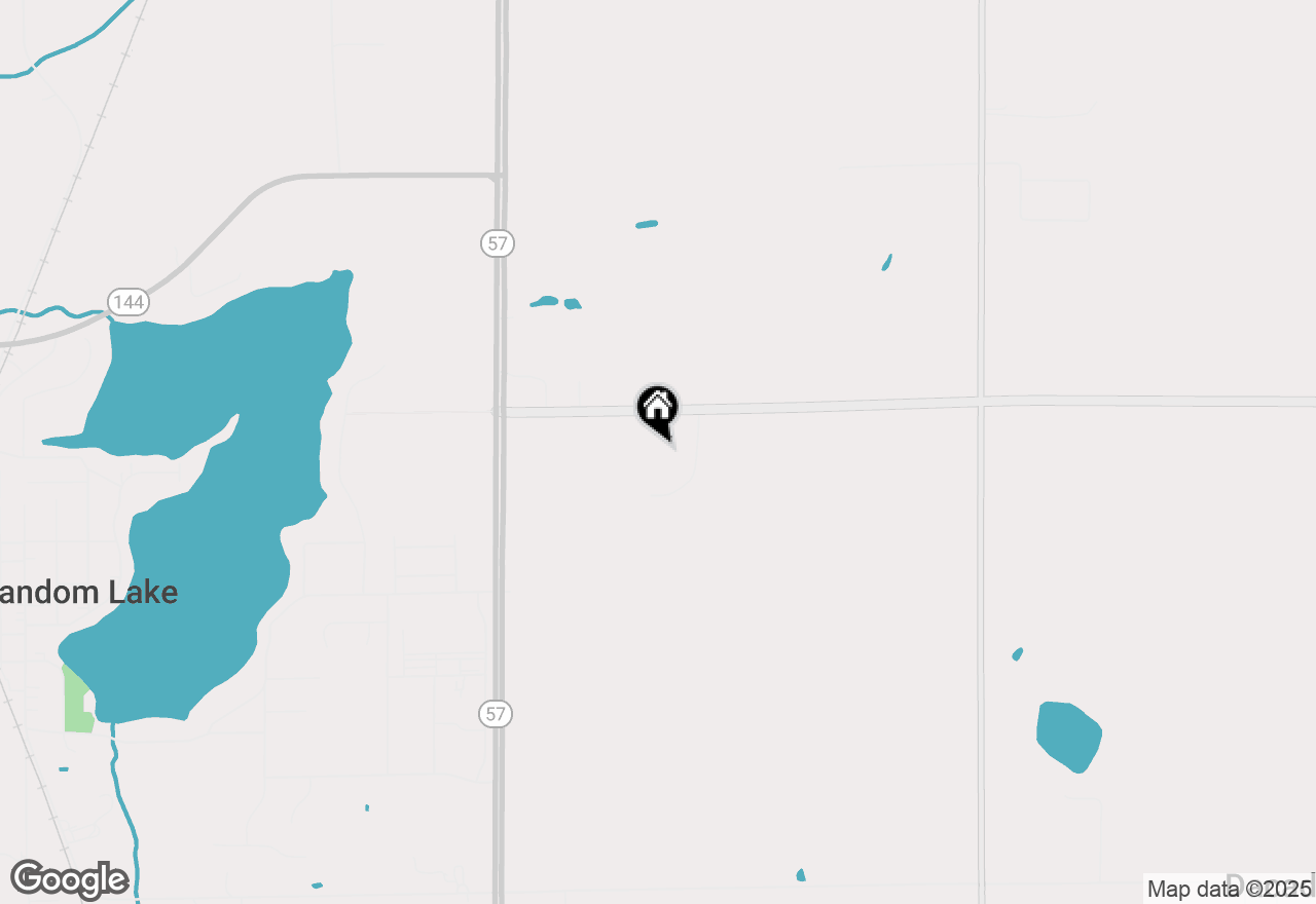 Map of N456 Stoney Birch Rd, Random Lake, WI 53075