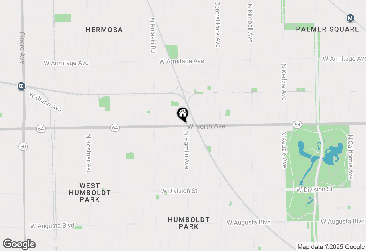 Map of 3812 W North Avenue, Chicago, IL 60625