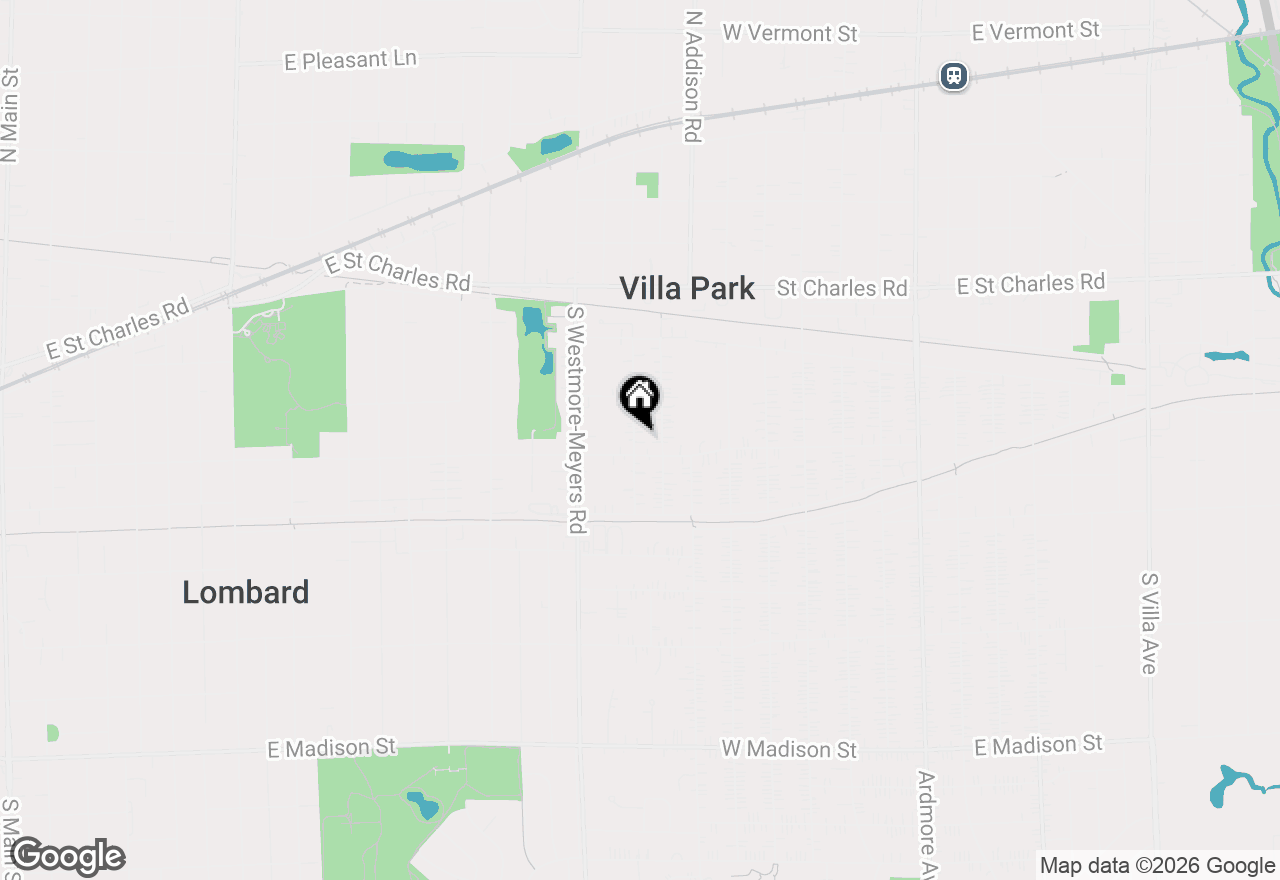 Map of 139 S 2nd Avenue, Lombard, IL 60148