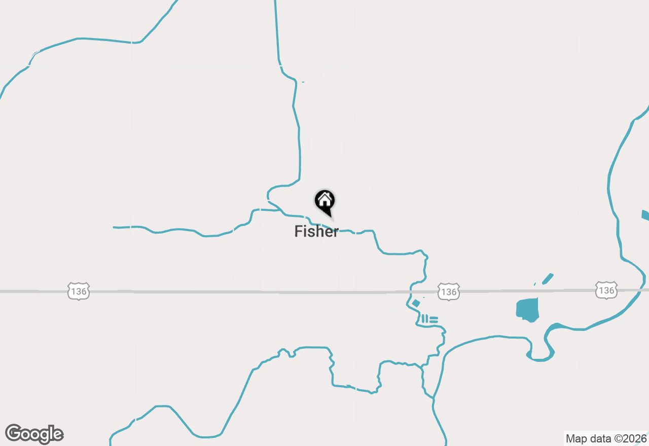 Map of 304 S Third Street, Fisher, IL 61843