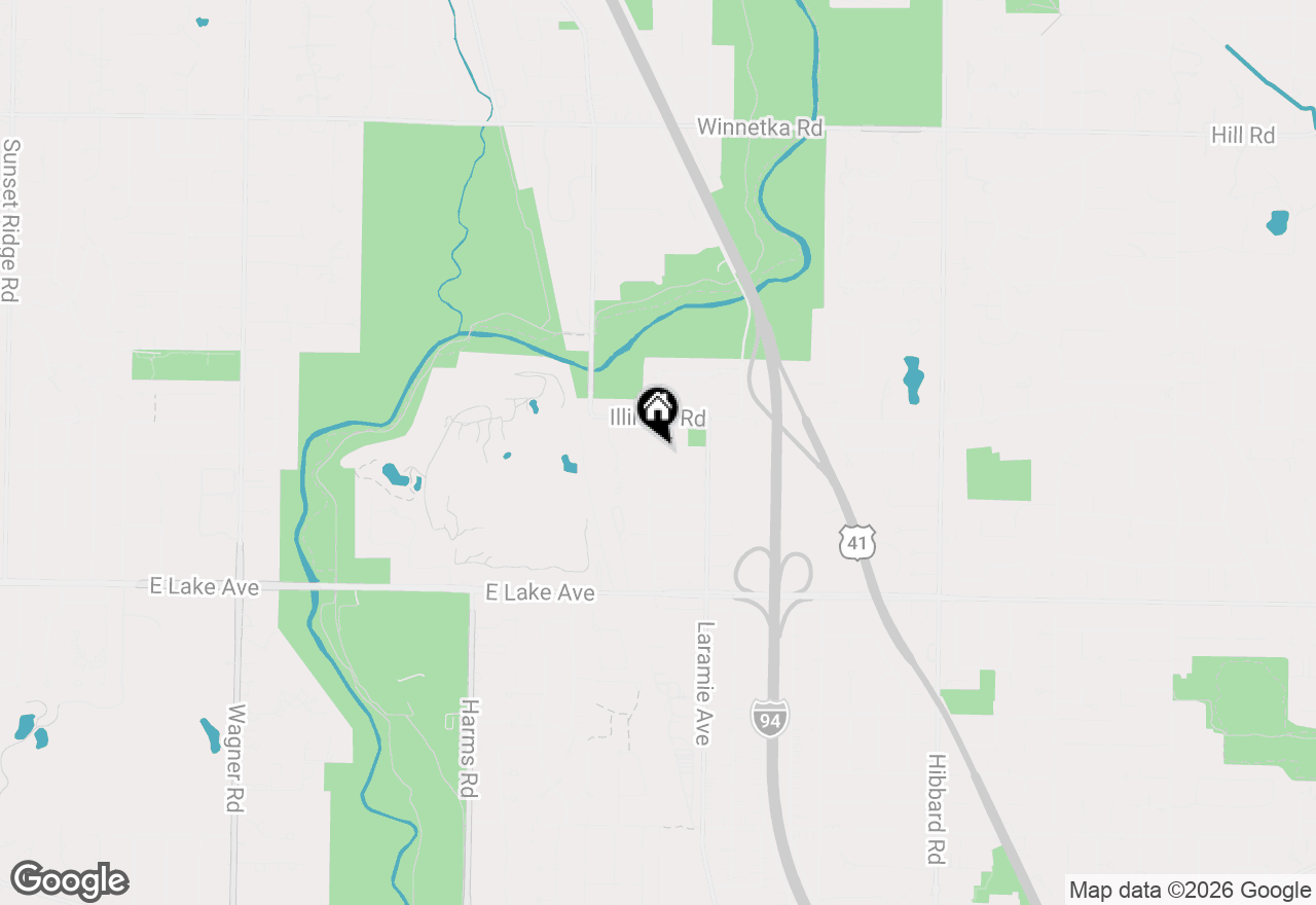 Map of 1120 Manor Drive, Wilmette, IL 60091