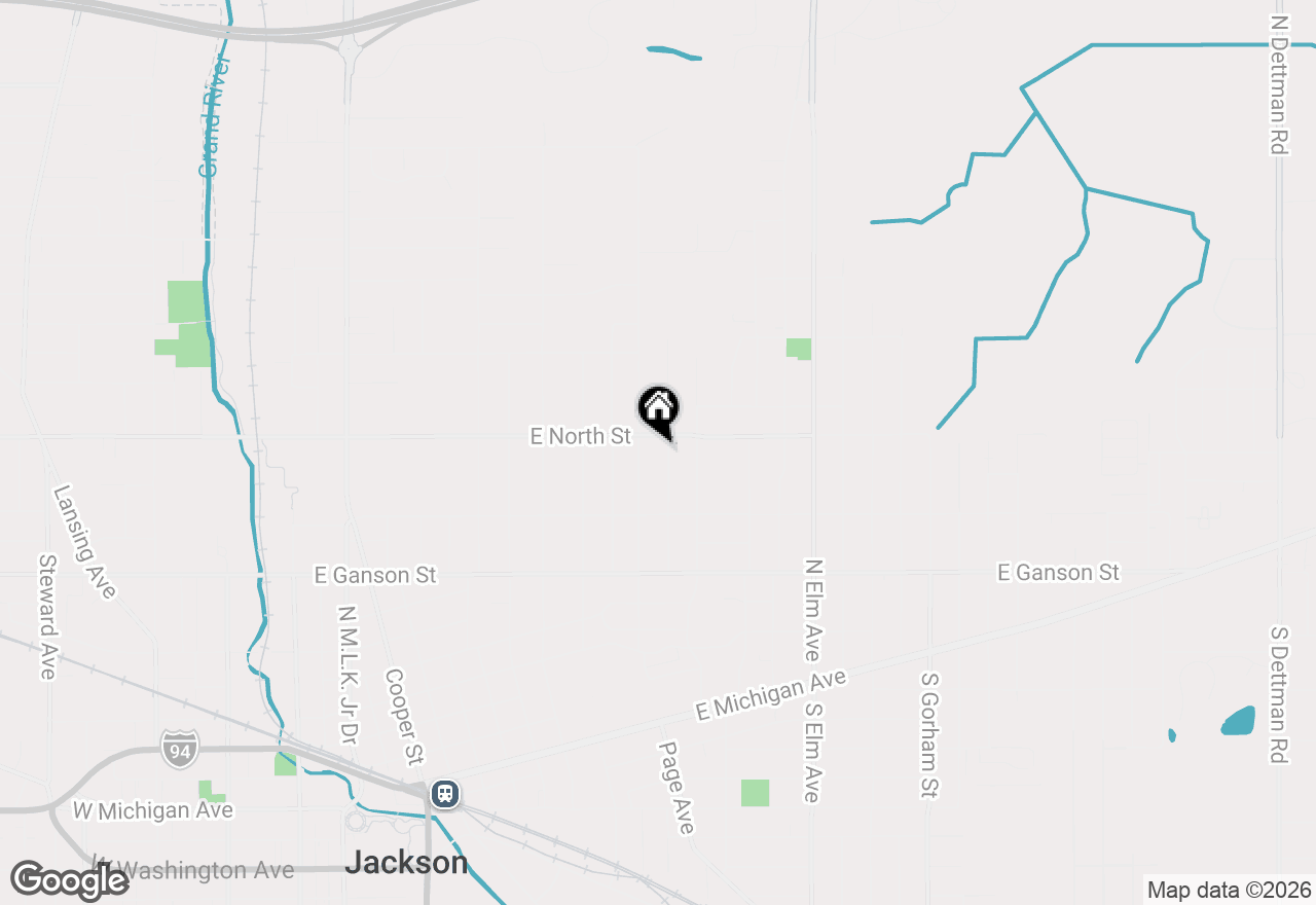 Map of 746 Kennedy Street, Jackson, MI 49202